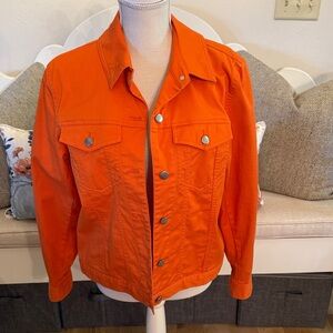 Bright Orange 100% Cotton Jacket